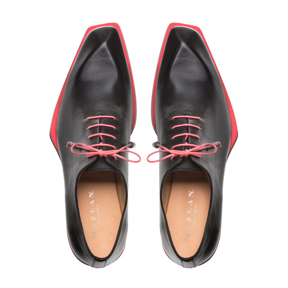 Mezlan Patina asymmetrical oxford s108 Shoes in Black