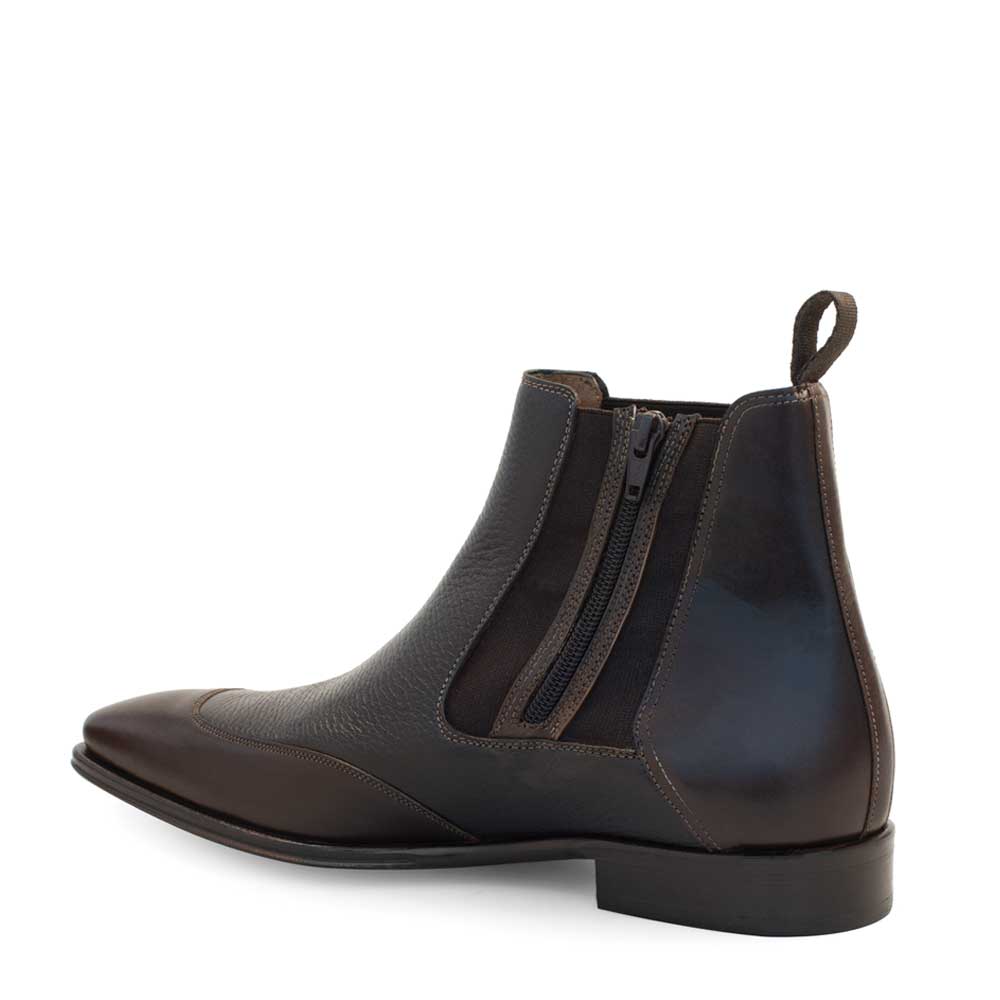 Cadence Leather Side Zip Chelsea Boot
