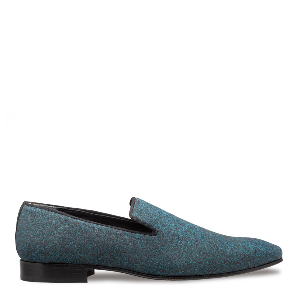 Printed Suede Formal Slip On