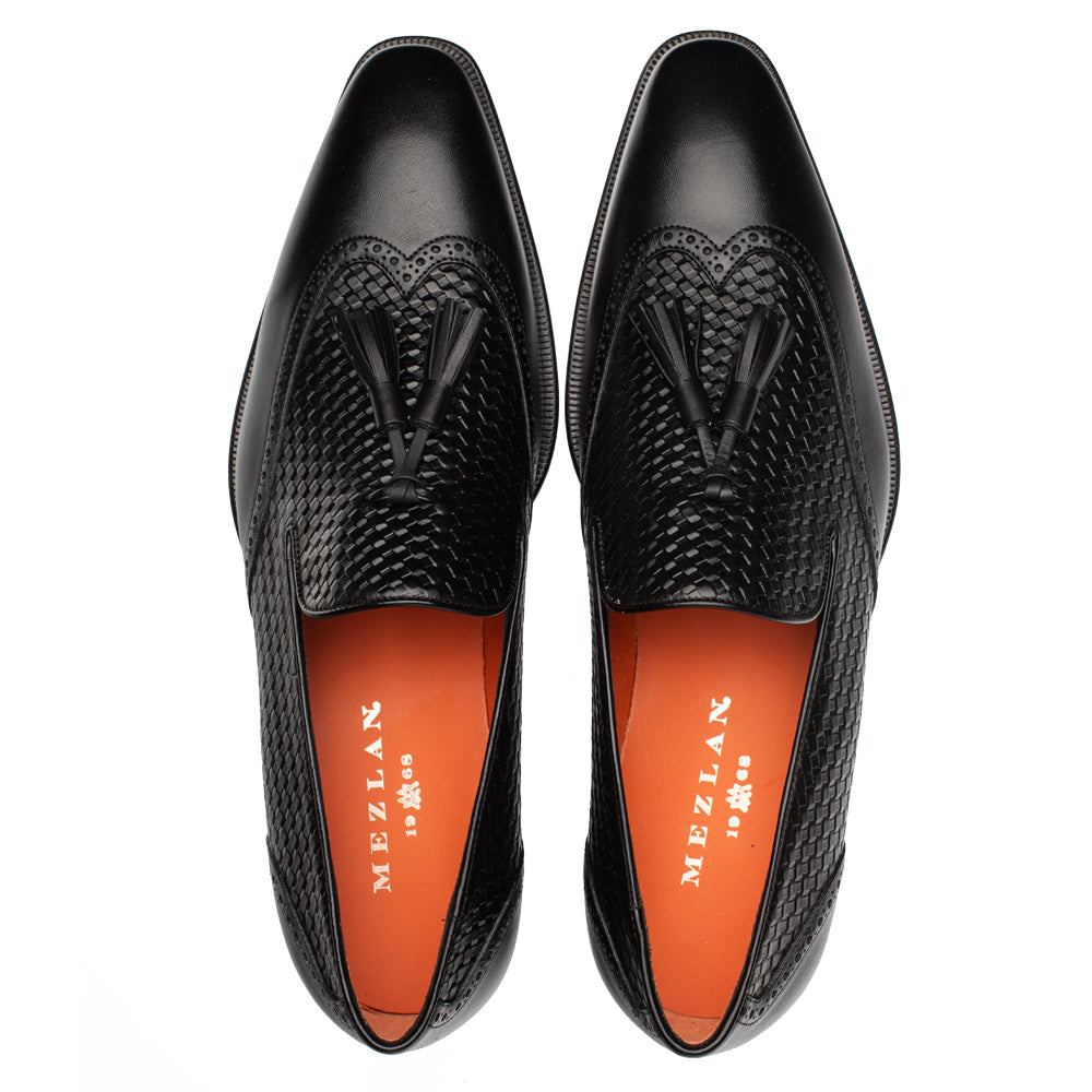 Embossed Calf Tassel Loafer