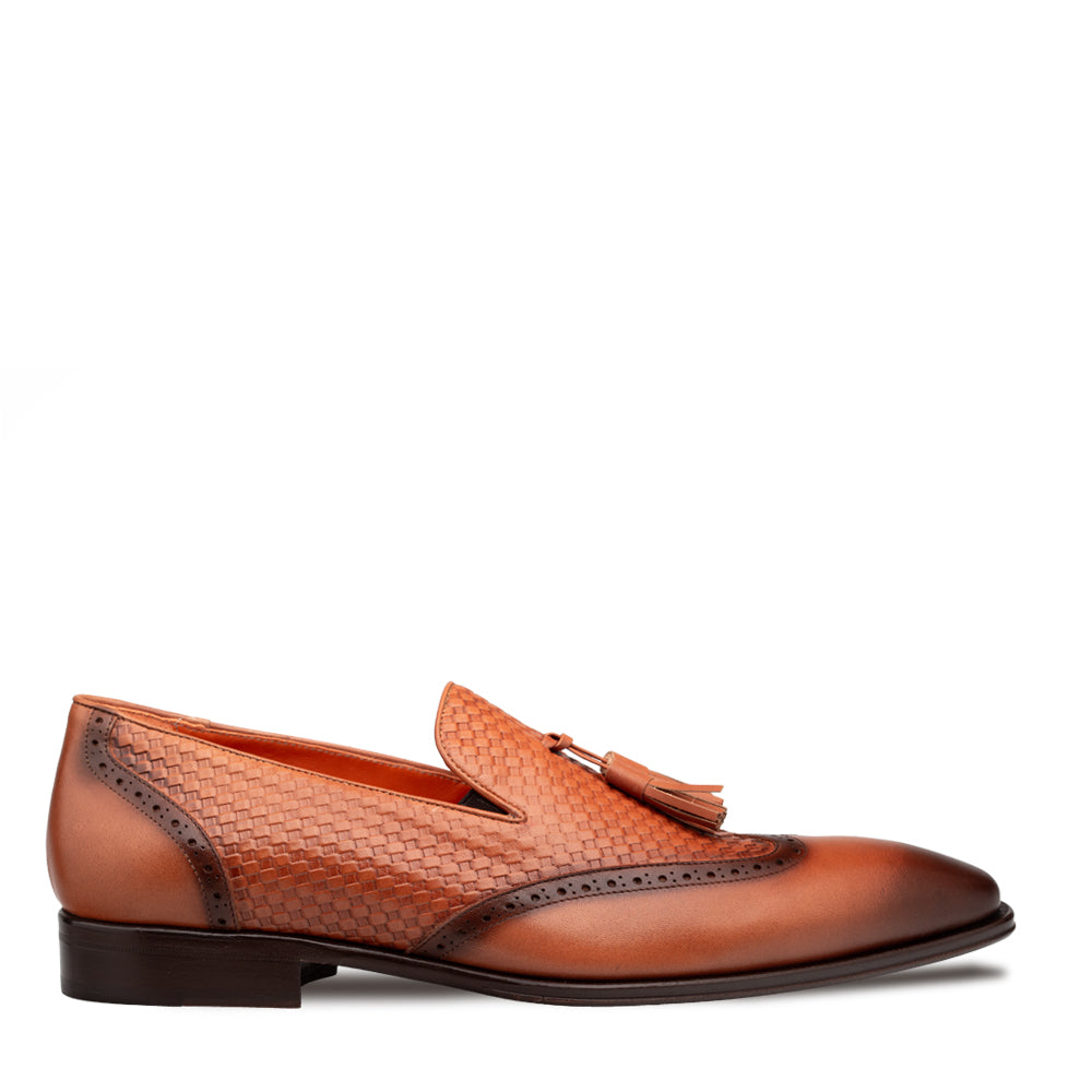 Embossed Calf Tassel Loafer