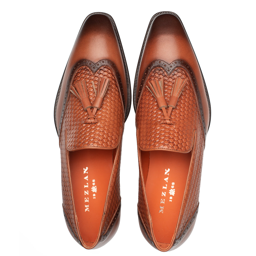 Embossed Calf Tassel Loafer