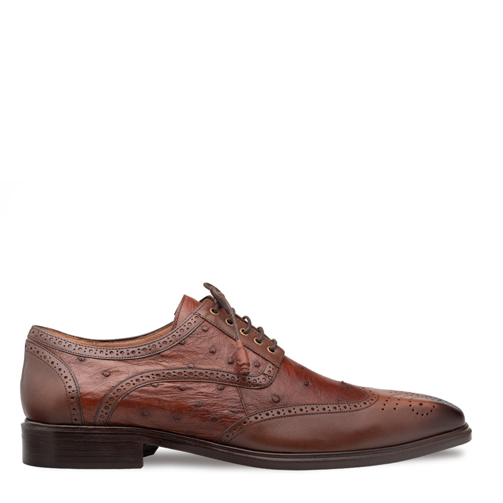 Ostrich Brogue Derby