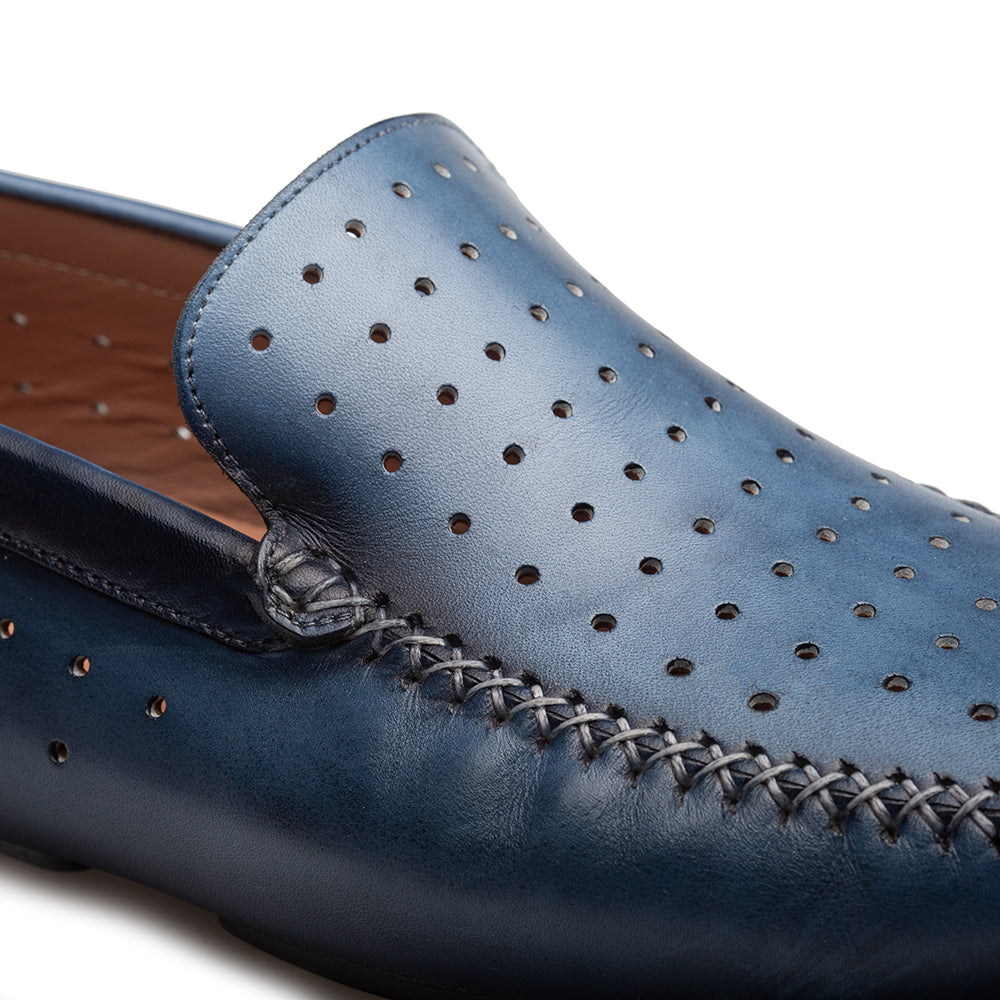 Perforated Patina Calf Driver