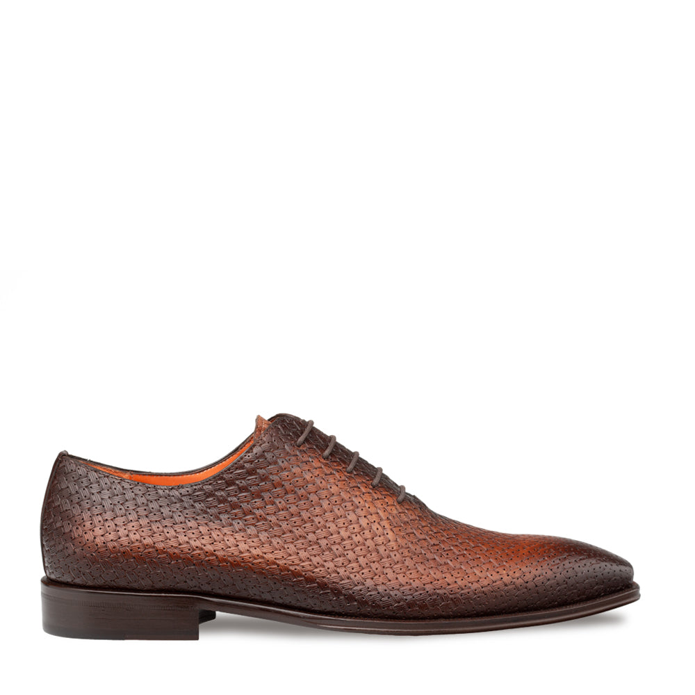 Embossed Calf Wholecut Oxford