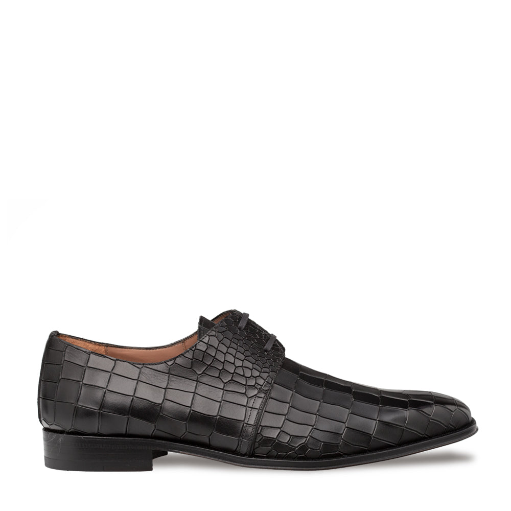 Embossed Croc Derby – Mezlan Warehouse